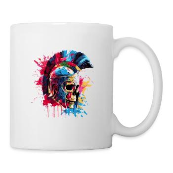 Spartan Skeleton Gladiator - Mug - white - Right