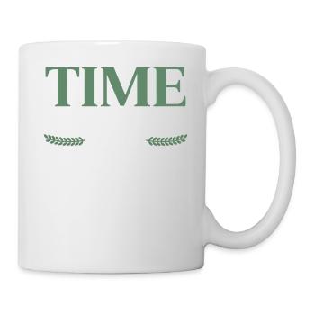 Seneca | Die Zeit enthüllt die Wahrheit – Stoisches Zitat - Tasse - Weiß - Rechts