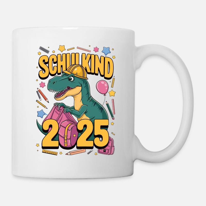Schulkind 2025 Einschulung Schulanfang - Tasse - Weiß