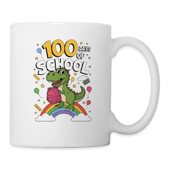 100e jour d’école 100 jour d’école des enfants - Mug blanc - blanc - Droite