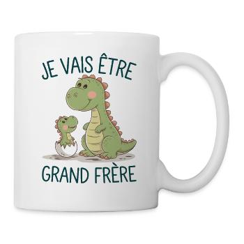 Futur Grand Frère Je vais être Grand Frère - Mug blanc - blanc - Droite