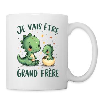 Futur Grand Frère Je vais être Grand Frère - Mug blanc - blanc - Droite