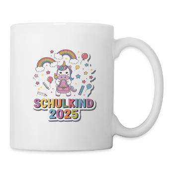 Écolier 2025 Inscription à l’école Retour à l’école - Mug blanc - blanc - Droite