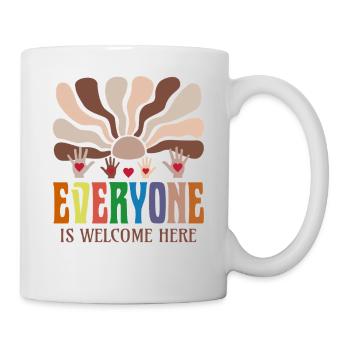 Everyone Is Welcome Here Idaho Teacher Educator - Mug - white - Right