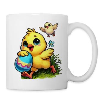 poussins Pâques - Mug blanc - blanc - Droite