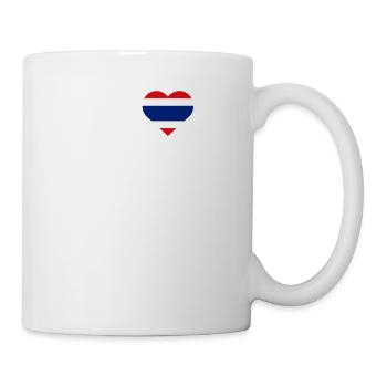 I Love LA Cool Wrong Flag Thaliand Lover America - Mug - white - Right