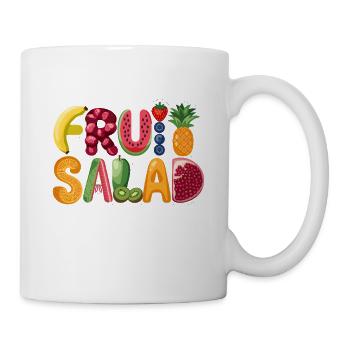 Fruity fun with vitamins for every day - Mug - white - Right