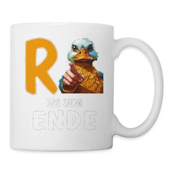 DUCK PENSION UNTIL THE END - Mug - white - Right