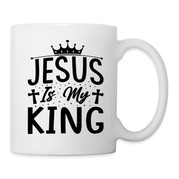 Jesus Is My King - Mug - white - Right