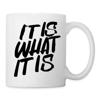 c'est comme ça - Mug blanc - blanc - Droite