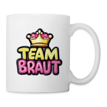 Team Braut Krone - Tasse - Weiß - Rechts