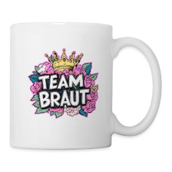 Team Braut Krone - Tasse - Weiß - Rechts