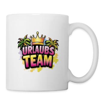Urlaubs Team Meer - Tasse - Weiß - Rechts