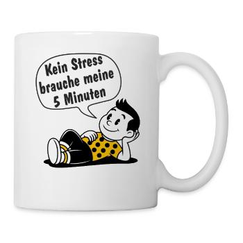 No stress need my 5 minutes - Mug - white - Right