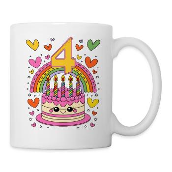 Children's birthday 4.png - Mug - white - Right