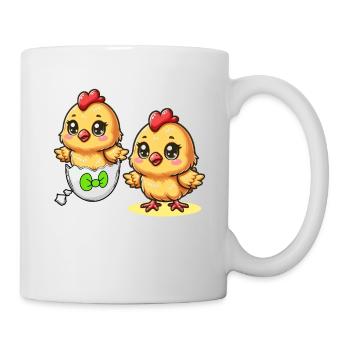 Chick Easter Egg Easter Eggs Chicken Eggs Easter Child - Mug - white - Right
