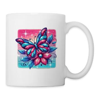 Diamond Painting Artist Butterfly Diamond Painting - Tasse - Weiß - Rechts