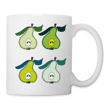 Pear Wood Colorful - Mug - white - Right
