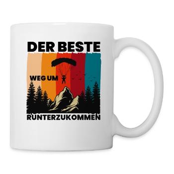 La meilleure façon de se détendre - Mug blanc - blanc - Droite