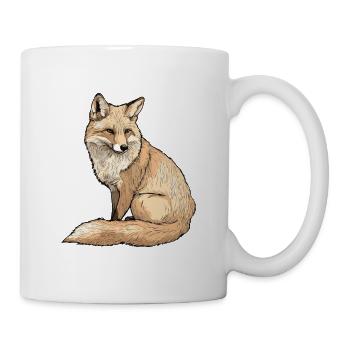 Fuchs - Tasse - Weiß - Rechts