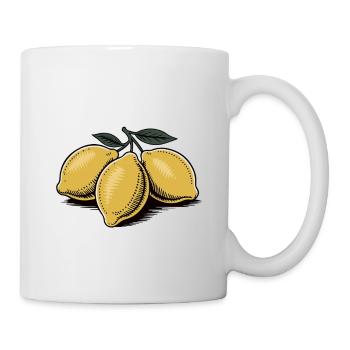 Skorbut, wenn das Leben dir keine Zitronen gibt Nahrung Obst - Tasse - Weiß - Rechts