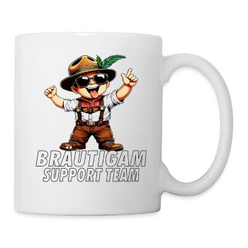 BRÄUTIGAM SUPPORT TEAM - Tasse - Weiß - Rechts