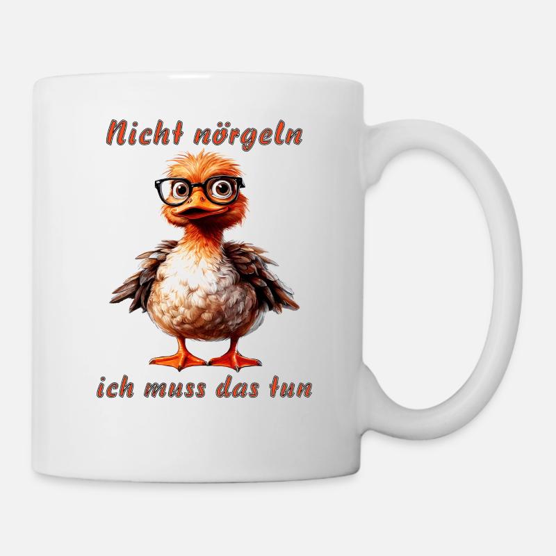 Ne me harcèle pas, je dois faire ça - Mug blanc - blanc