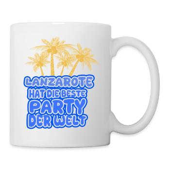 Urlaub Lanzarote - Tasse - Weiß - Rechts