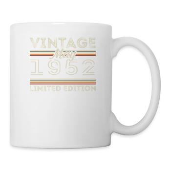 Mai 1952 Geburtstag 1952, Legendär seit Mai 1952 - Tasse - Weiß - Rechts