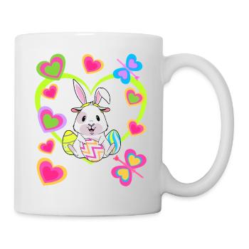 Easter Easter Bunny Retro Bunnies Rabbit 80s Child - Mug - white - Right