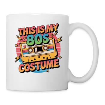 This Is My 80s Costume 1980s Vintage Classic Retro - Mug - white - Right