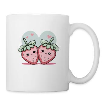 Sweet strawberry love - Mug - white - Right