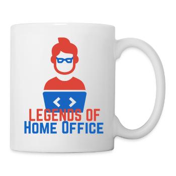 Legends of Desktop Hintergrund 2 - Tasse - Weiß - Rechts