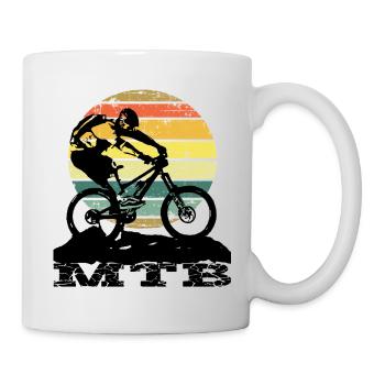 MTB bike - Tasse - Weiß - Rechts