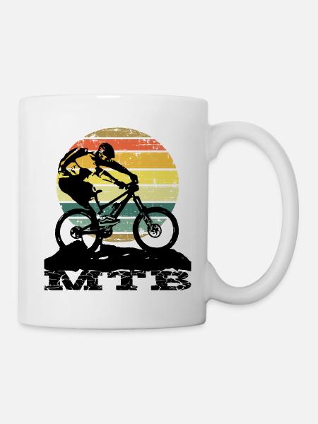 MTB bike - Tasse - Weiß