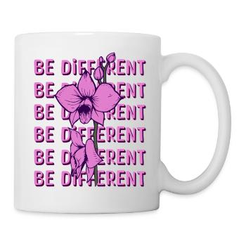 BE DIFFERENT - Orchid Flower Love Positivity - Mug - white - Right