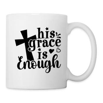 Sa grâce suffit - Mug blanc - blanc - Droite