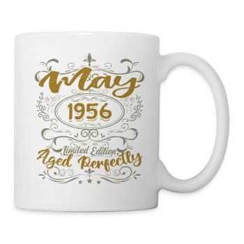 Geboren im Mai 1956 Geburtstag Mai 1956 Geburtstag Mai 1956 - Tasse - Weiß - Rechts