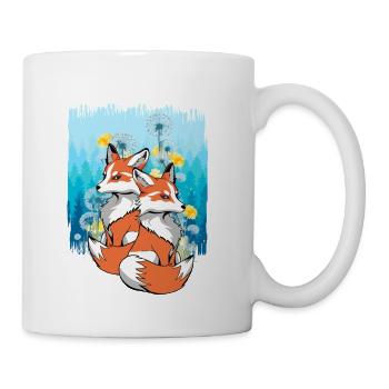 Fox, Foxes, Nature, Animal Welfare, Animal Lovers, Children - Mug - white - Right