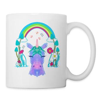 Unicorn Unicorns Rainbow Mythical Animals Child - Mug - white - Right
