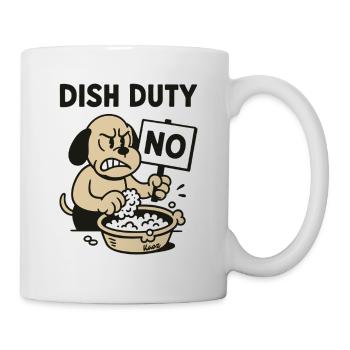Cuisine Service de vaisselle et de vaisselle Le chien dit non - Mug blanc - blanc - Droite