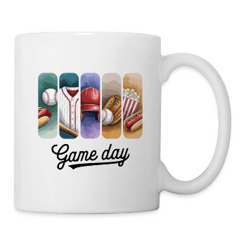 Game Day Baseball Fan Spaß für Sportbegeisterte - Tasse - Weiß - Rechts