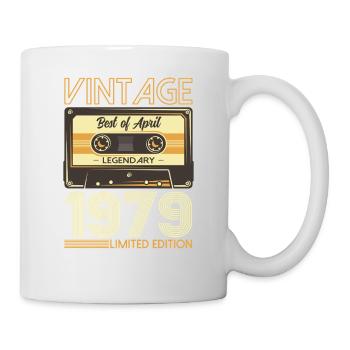 46ème Anniversaire Original Avril Millésime 1979 - Mug blanc - blanc - Droite