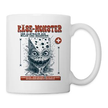 Kultur-Event T-Shirt: Wahnsinn hat Geschmack - Tasse - Weiß - Rechts