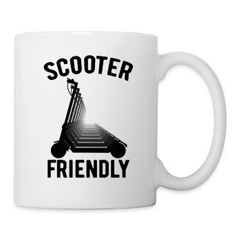 Scooter Friendly E-Scooter, Scooter with Battery - Mug - white - Right