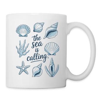 Beach Calls – Love of the Sea Shirt - Mug - white - Right