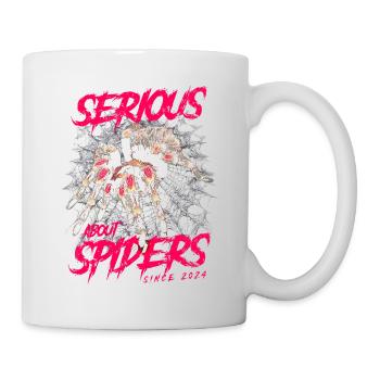 Sérieux au sujet des araignées Tarentule de compagnie née en 2024 - Mug blanc - blanc - Droite