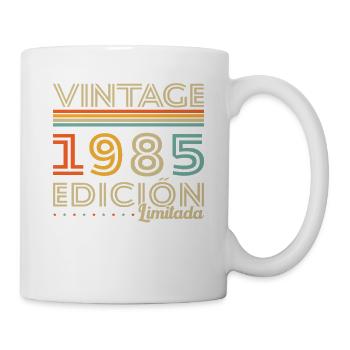 1985 Vintage Retro Geburtstagsgeschenk - Tasse - Weiß - Rechts