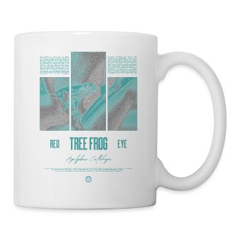 Rotäugiger Laubfrosch Regenwald Amphibie - Tasse - Weiß - Rechts