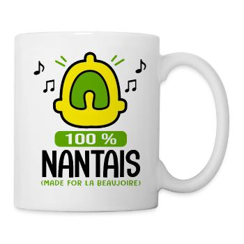 supporter Nantes football nantais Enfant bébé - Mug blanc - blanc - Droite